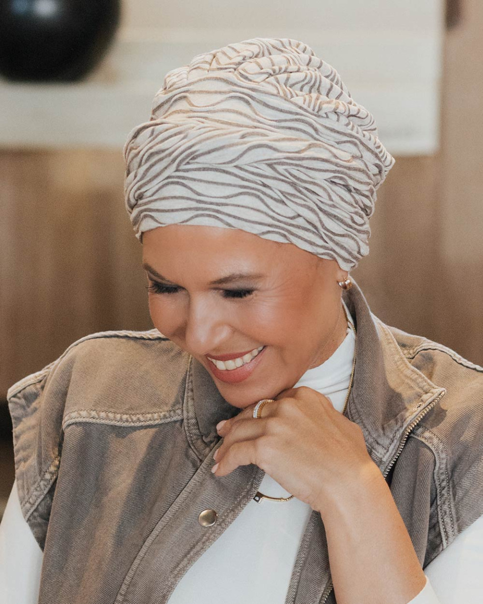 lucia waves turbante suave oncologico