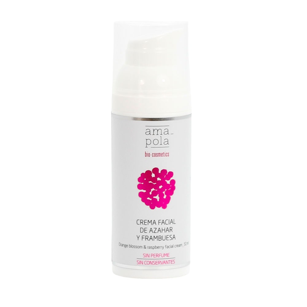 Amapola Crema facial / escote azahar y frambuesa 50ml