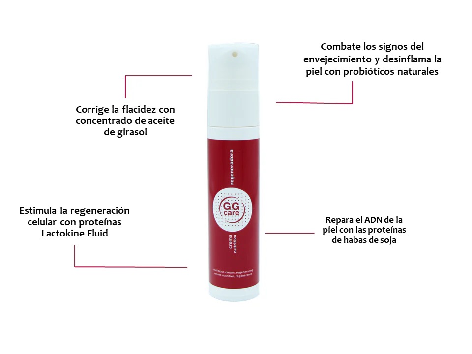 GG Care Crema facial de noche regeneradora 50ml