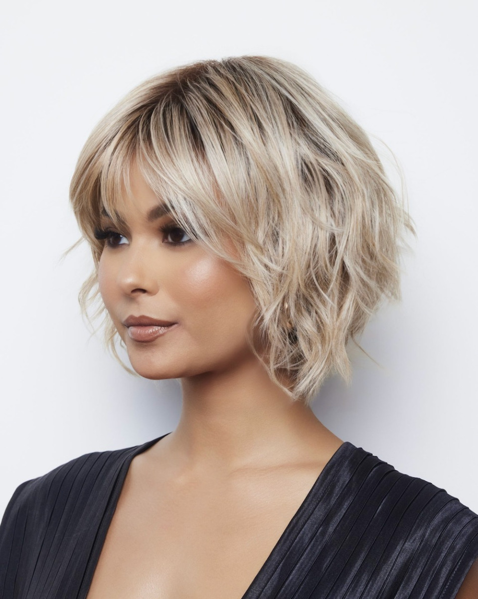 Rene of Paris Joss peluca corta ondulada