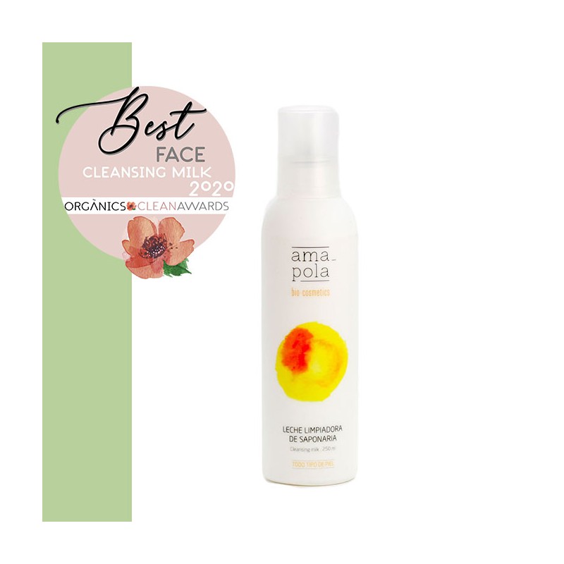 Amapola Leche Limpiadora Facial de Saponaria 250ml