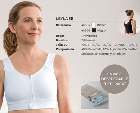 Nuevo: Amoena Leyla sujetador con tecnología exclusiva